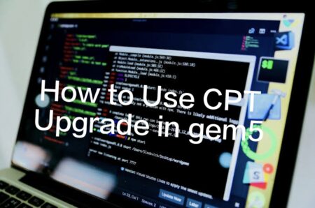 how to use cpt upgrade in gem5